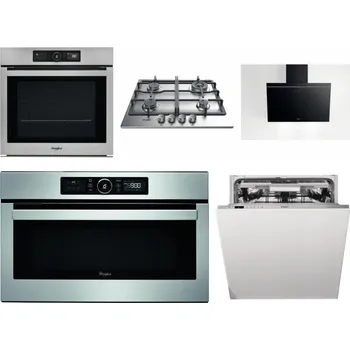 Set domácích spotřebičů WHIRLPOOL AKZ9 9480 IX + WHIRLPOOL TKRL 661 IX EU + WHIRLPOOL AKR 62F LT K + WHIRLPOOL ABSOLUTE AMW 730 IX + WHIRLPOOL WIO 3O540 PELG