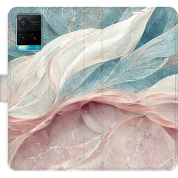 Pouzdro na mobilní telefon Flipové pouzdro iSaprio - Old Leaves 03 - Vivo Y21 / Y21s / Y33s