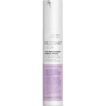 Pleťové sérum Revlon Professional Restart Anti-brassiness Purple Drops - Sérum pro neutralizaci teplých odstínů 50 ml