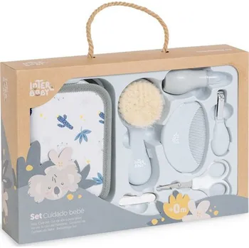 Kosmetická sada INTERBABY | Hygienická sada BEBÉ - šedá