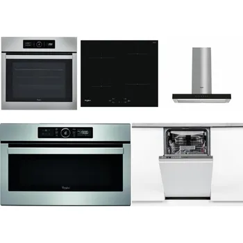 Set domácích spotřebičů WHIRLPOOL ABSOLUTE AKZ9 6230 IX + WHIRLPOOL WS Q2760 BF + WHIRLPOOL WHBS 62F LT K + WHIRLPOOL ABSOLUTE AMW 730 IX + WHIRLPOOL WSIO 3O34 PFE X