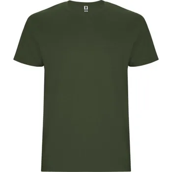 Pánské tričko ROLY Tričko Stafford 190g, krátký rukáv, pánské/dětské E6681-152-3 Olivová 3