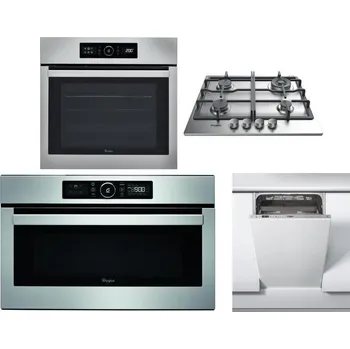 Set domácích spotřebičů WHIRLPOOL ABSOLUTE AKZ9 6230 IX + WHIRLPOOL TKRL 661 IX EU + WHIRLPOOL ABSOLUTE AMW 730 IX + WHIRLPOOL WSIC 3M27 C