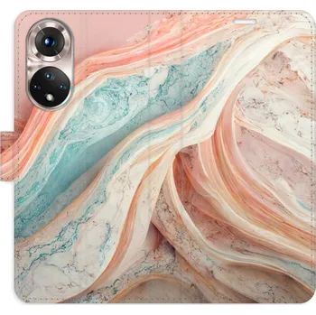 Pouzdro na mobilní telefon Flipové pouzdro iSaprio - Colour Marble - Honor 50 / Nova 9