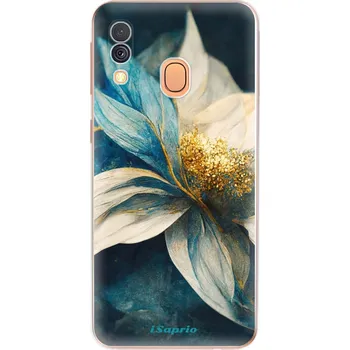 Odolné silikonové pouzdro iSaprio - Blue Petals - Samsung Galaxy A40