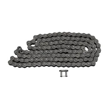 Řetězová sada pro motocykl Moto řetěz RK SB Kawasaki KV 175 1981 - 1989 Netěsněný černý