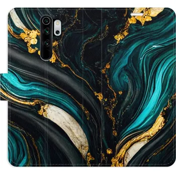 Pouzdro na mobilní telefon Flipové pouzdro iSaprio - Dark Paint - Xiaomi Redmi Note 8 Pro