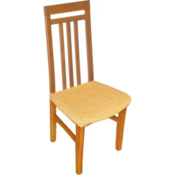 Potah na židli Potahy na židle 2 ks Andrea hořčicová sedák