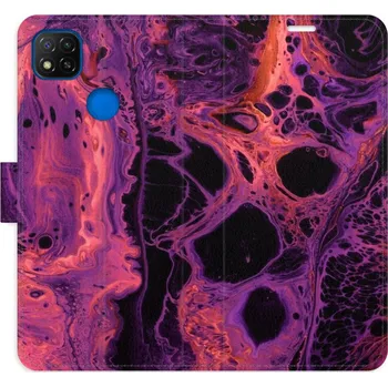 Pouzdro na mobilní telefon Flipové pouzdro iSaprio - Abstract Dark 02 - Xiaomi Redmi 9C