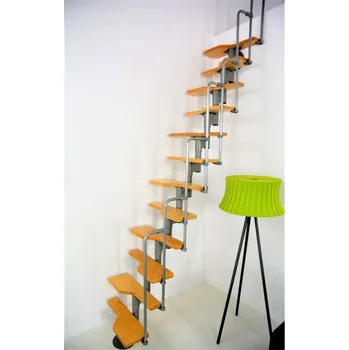 Minka Twister Silver dřevo Buk pro výšku do 294cm