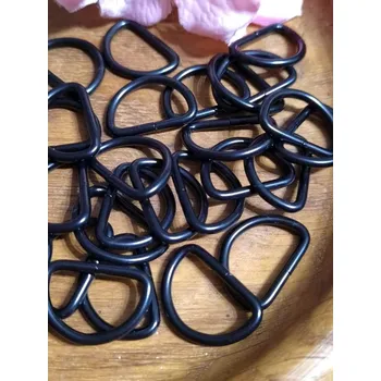 Polokroužek černý šíře 20 mm na koženou galanterii černý