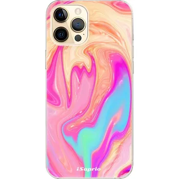 Pouzdro na mobilní telefon Odolné silikonové pouzdro iSaprio - Orange Liquid - iPhone 12 Pro Max