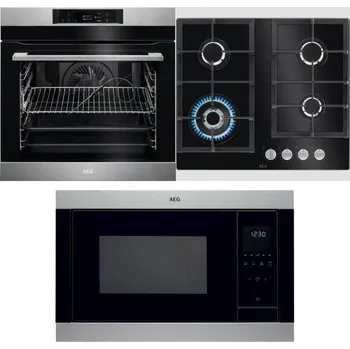 Domácí spotřebič AEG BPK742380M + AEG Mastery SpeedBurner HKB64420NB + AEG Mastery MSB2547D-M