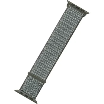 Příslušenství k chytrým hodinkám Nylonový řemínek na Apple watch 42/44/45/49 Bouřkově šedá