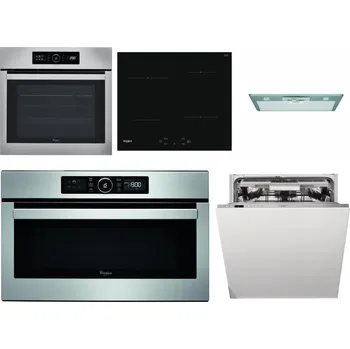 Set domácích spotřebičů WHIRLPOOL ABSOLUTE AKZ9 6230 IX + WHIRLPOOL WS Q2760 BF + WHIRLPOOL AKR 650/1 IX + WHIRLPOOL ABSOLUTE AMW 730 IX + WHIRLPOOL WIO 3T133 PLE