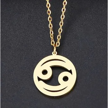 Řetízek Blingstar Řetízek Znamení zvěrokruhu - Rak * nerez ocel * přívěsek