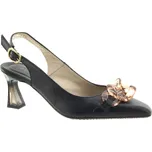 HISPANITAS Dámské kožené černé lodičky HV232550-BLACK-255 Velikost 38