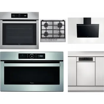 Set domácích spotřebičů WHIRLPOOL ABSOLUTE AKZ9 6230 IX + WHIRLPOOL AKR 351/IX + WHIRLPOOL AKR 62F LT K + WHIRLPOOL ABSOLUTE AMW 730 IX + WHIRLPOOL WSBO 3O34 PF X