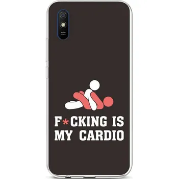 Pouzdro na mobilní telefon Kryt Xiaomi Redmi 9A silikon Cardio (obal neboli pouzdro na Xiaomi Redmi 9A)