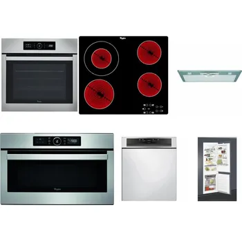 Set domácích spotřebičů WHIRLPOOL ABSOLUTE AKZ9 6230 IX + WHIRLPOOL AKT 8130/NE + WHIRLPOOL AKR 650/1 IX + WHIRLPOOL ABSOLUTE AMW 730 IX + WHIRLPOOL WBC 3C34 PF X + WHIRLPOOL ART 65031