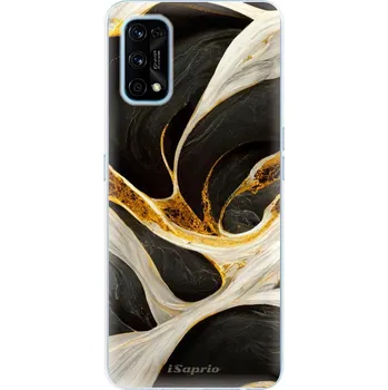 Telefonní příslušenství Odolné silikonové pouzdro iSaprio - Black and Gold - Realme 7 Pro