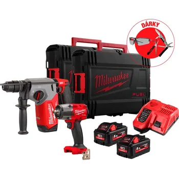 Sada nářadí MILWAUKEE Sada aku nářadí M18 FPP2BA-502X + Dárek
