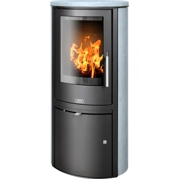 Krbová kamna Krbová kamna ABX Reno mastek včetně HD (černý plech)
