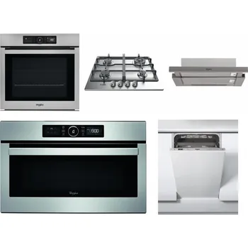 Set domácích spotřebičů WHIRLPOOL AKZ9 9480 IX + WHIRLPOOL TKRL 661 IX EU + WHIRLPOOL AKR 5390/1 IX + WHIRLPOOL ABSOLUTE AMW 730 IX + WHIRLPOOL WSIC 3M27 C