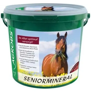 Pro koně AGROBS - Seniormineral - Bezobilný přírodní minerální doplněk pro koňské seniory balení 10 kg