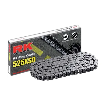 Řetězová sada pro motocykl Moto řetěz RK XSO Kawasaki ZX-7RR Ninja 1996 - 1999 RX-Kroužek černý