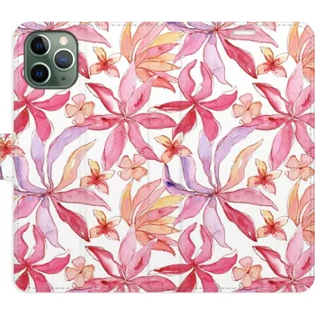 Pouzdro na mobilní telefon Flipové pouzdro iSaprio - Flower Pattern 10 - iPhone 11 Pro