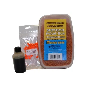Návnadová surovina Method mix box 3v1 Čokoláda - pomeranč 500g (Timár)