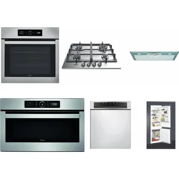 Set domácích spotřebičů WHIRLPOOL ABSOLUTE AKZ9 6230 IX + WHIRLPOOL TKRL 661 IX EU + WHIRLPOOL AKR 650/1 IX + WHIRLPOOL ABSOLUTE AMW 730 IX + WHIRLPOOL WBC 3C34 PF X + WHIRLPOOL ART 65031