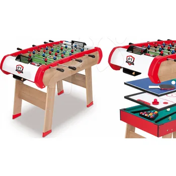 Fotbalový stůl Power Play 4v1 Smoby multifunkční od 8 let