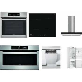 Set domácích spotřebičů WHIRLPOOL ABSOLUTE AKZ9 6230 IX + WHIRLPOOL WS Q2760 BF + WHIRLPOOL WHBS 62F LT K + WHIRLPOOL ABSOLUTE AMW 730 IX + WHIRLPOOL WSIC 3M27 C + WHIRLPOOL WHC18 T311
