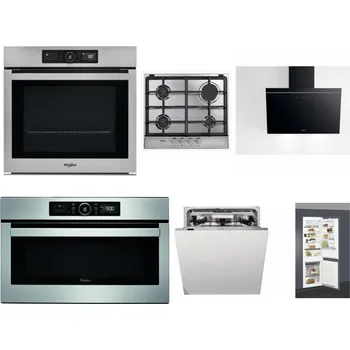 Set domácích spotřebičů WHIRLPOOL AKZ9 9480 IX + WHIRLPOOL AKR 351/IX + WHIRLPOOL AKR 62F LT K + WHIRLPOOL ABSOLUTE AMW 730 IX + WHIRLPOOL WIO 3T133 PLE + WHIRLPOOL ART 66112