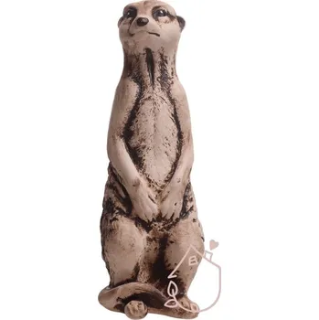 Zahradní dekorace Surikata Teo keramická