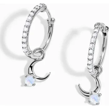 Náušnice Royal Fashion stříbrné náušnice MOON-ED-08-SILVER