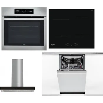 Set domácích spotřebičů WHIRLPOOL ABSOLUTE AKZ9 6230 IX + WHIRLPOOL WS Q2760 BF + WHIRLPOOL WHBS 62F LT K + WHIRLPOOL WSIO 3O34 PFE X