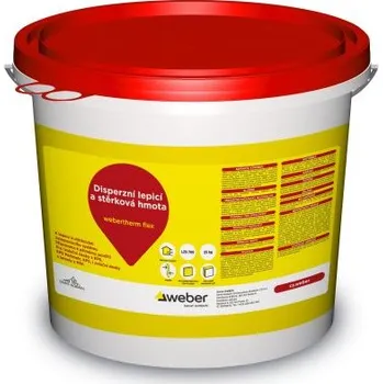 Tmel Weber Lepící a stěrkovací hmota Webertherm flex 708 25kg Barva: zelená