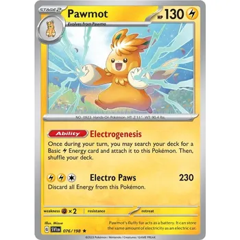 Sběratelská karetní hra Pawmot 076/198 - Scarlet & Violet Typ karty: Holo