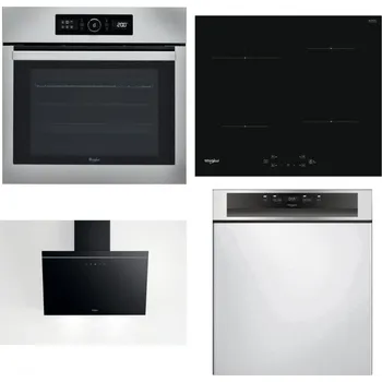 Set domácích spotřebičů WHIRLPOOL ABSOLUTE AKZ9 6230 IX + WHIRLPOOL WS Q2760 BF + WHIRLPOOL AKR 62F LT K + WHIRLPOOL WBC 3C34 PF X