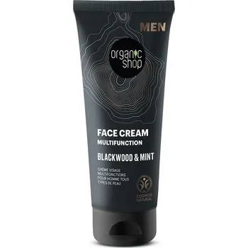 Pleťový krém ORGANIC SHOP Multifunkční krém na obličej Blackwood a máta 75 ml
