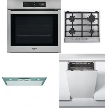 Set domácích spotřebičů WHIRLPOOL AKZ9 9480 IX + WHIRLPOOL AKR 351/IX + WHIRLPOOL AKR 650/1 IX + WHIRLPOOL WSIC 3M27 C