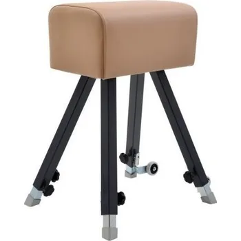 Gymnastika Gymnastická koza 4 nohy, nastavitelná výška 90-140 cm, umělá kůže