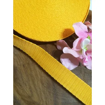 Popruh polypropylénový šíře 20 mm žlutooranžový