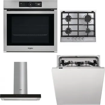 Set domácích spotřebičů WHIRLPOOL AKZ9 9480 IX + WHIRLPOOL AKR 351/IX + WHIRLPOOL WHBS 62F LT K + WHIRLPOOL WIC 3C33 PFE