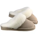 Kreibich&Heitmann Kožešinové pantofle PRAKTIK béžové Barva: béžová, Velikost: 41