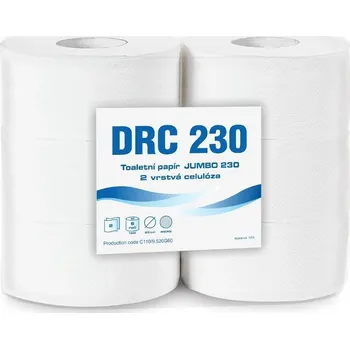 WC čistič Toaletní papír Jumbo 230 2vr. celulóza 190m 6rolí