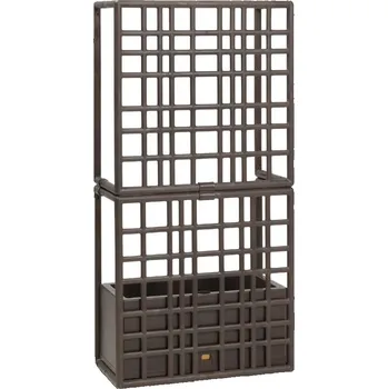 Květináč Nardi Hnědá plastová samonosná živá stěna Sipario 141 x 70,5 cm